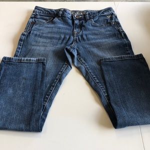 Justice blue jeans